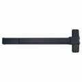 Tell Aluminum Commercial Exit Device, Matte Black EX100476